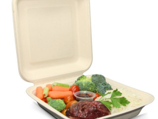 Durable 8x8 clamshell container for Secure Storage and Packaging