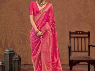 Shop Stunning Pink Sarees Online – Add Color to Your Style!