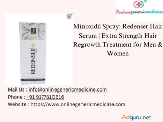 Hair Regrowth Therapy Minoxidil Spray | Available at online generic medicine | Buy now!