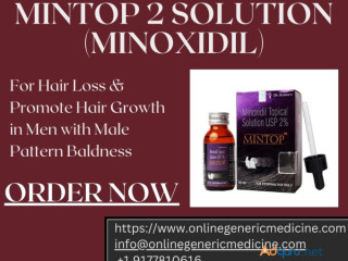 Regrow Your Hair with Mintop 2 Solution | Buy at onlinegenericmedicine