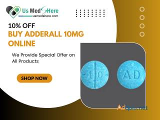Buy Adderall 10mg at Discounted 10% Rates Now