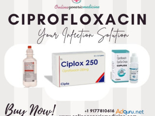 Affordable Ciprofloxacin (Cipro, Ciloxan) at OnlineGenericMedicine | Buy Now!