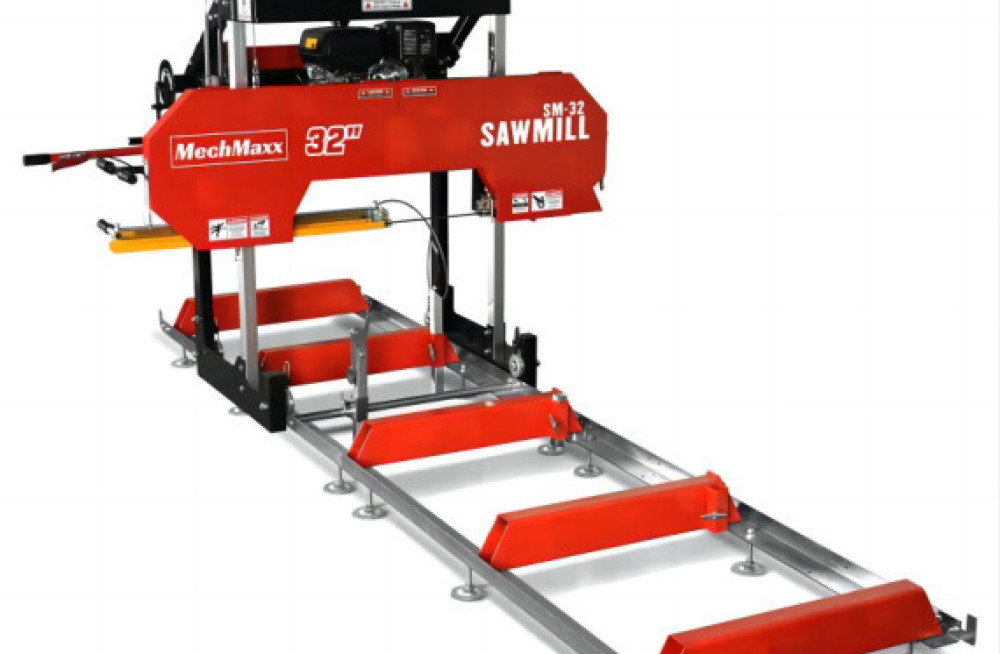 32-portable-sawmill-429cc-14hp-e-start-kohler-gasoline-engine-29-board-width-11-log-length-13-track-bed-big-0