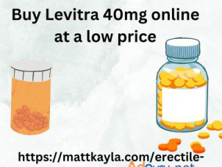 Buy Levitra 40mg online at a low price